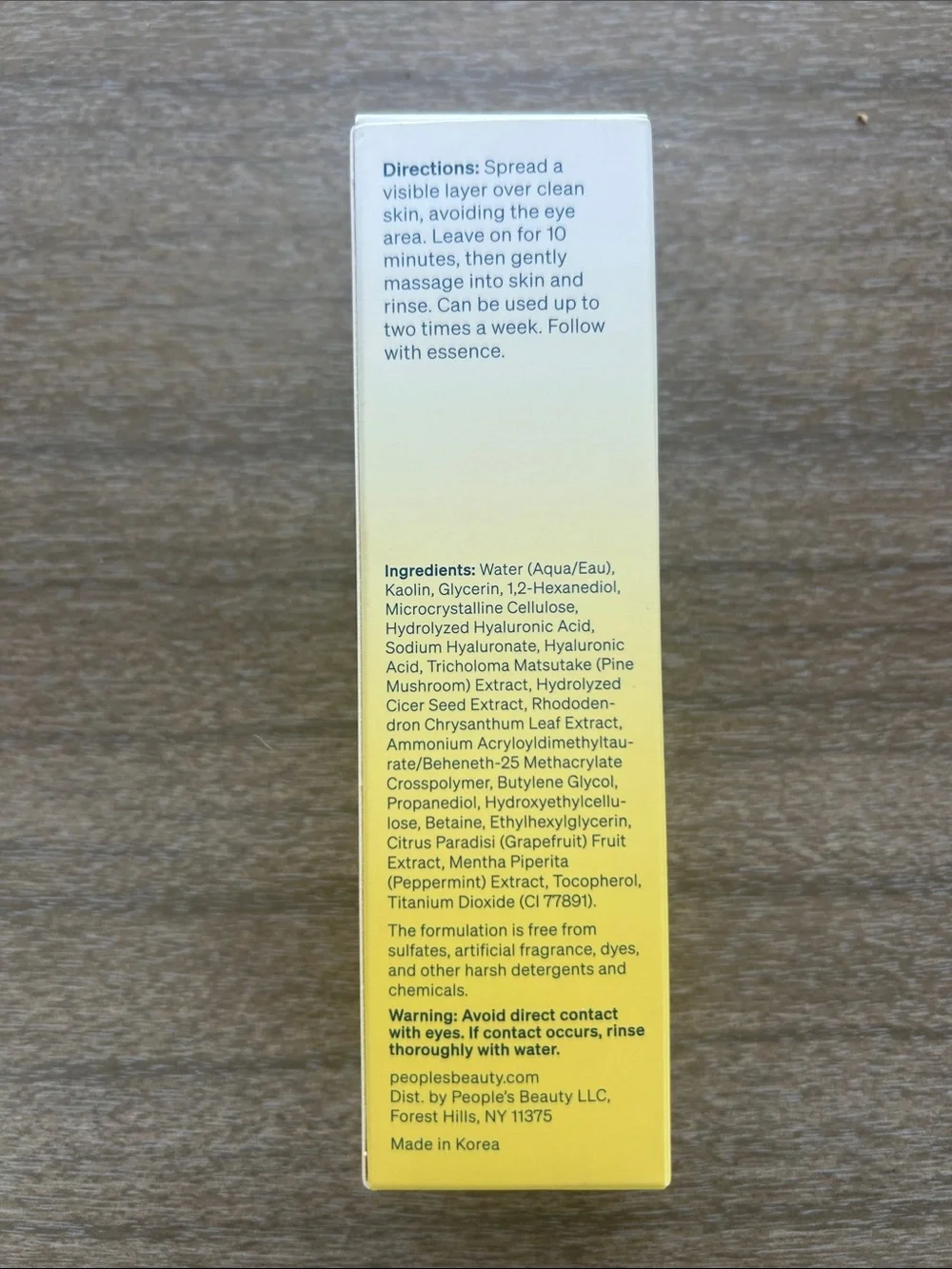Frontliner Mask + Scrub — Yellow Soothing Mask
